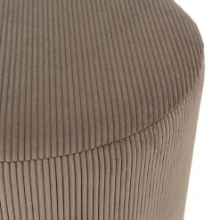 MACABANE Tabouret Rond 40x40cm Velours Cotelé Marron Base En Bois 12 MACABANE Tabouret Rond 40x40cm Velours Cotelé Marron Base En Bois -Magasin Joss & Main tabouret rond 40x40cm velours cotele marron base en bois 3358788 6189312 12 1140x1140