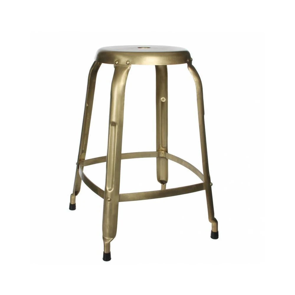 L'Héritier Du Temps Tabouret TRUST Siège D'Appoint Style Industriel En Métal Patiné Lai... 1 L'Héritier Du Temps Tabouret TRUST Siège D'Appoint Style Industriel En Métal Patiné Lai...