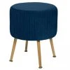 3S. X Home TABOURET VEL PLI BLEU SOLARO