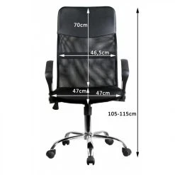 Hucoco TANJE - Chaise De Bureau Pivotante - Hauteur Ajustable 105-115cm - Fau... 9 Hucoco TANJE - Chaise De Bureau Pivotante - Hauteur Ajustable 105-115cm - Fau... -Magasin Joss & Main tanje chaise de bureau pivotante hauteur ajustable 105 115cm fauteuil pivotant dossier ergonomique en mesh orange 9727606 25184722 1140x1140