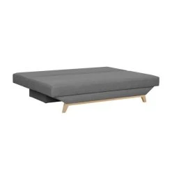 CSTORE TEIJO Banquette Convertible 3 Places + Coffre De Rangement - Pieds Boi... -Magasin Joss & Main teijo banquette convertible 3 places coffre de rangement pieds bois clair tissu gris clair l187 x p 91 x h 82 cm 11031924 28815772 1140x1140