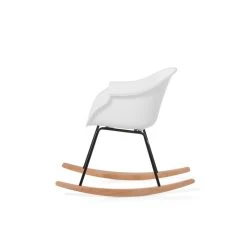Beliani Chaise à Bascule Blanche HARMONY - Blanc -Magasin Joss & Main undef src sa picid 677022 x 2560 type whitesh image