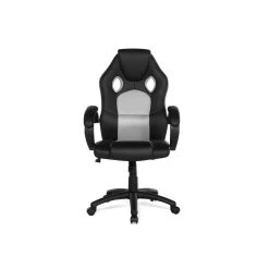 Beliani Chaise De Bureau En Cuir Synthétique Gris REST - Gris -Magasin Joss & Main undef src sa picid 677381 x 2560 type whitesh image