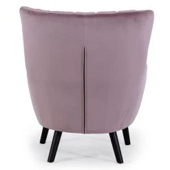 MENZZO Fauteuil Scandinave Vidal En Velours Rose -Magasin Joss & Main vidal 8861v rose dos
