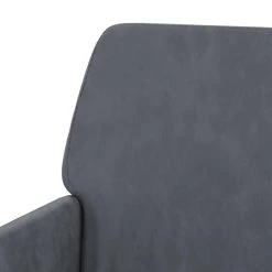 VidaXL Fauteuil Gris Foncé 62x79x79 Cm Velours -Magasin Joss & Main vidaxl fauteuil gris fonce 62x79x79 cm velours 14077608 39101186 1140x1140