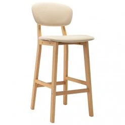 VidaXL Tabourets De Bar 2 Pcs Crème Tissu -Magasin Joss & Main vidaxl tabourets de bar 2 pcs creme tissu 9795720 25331470 1140x1140