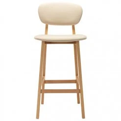 VidaXL Tabourets De Bar 2 Pcs Crème Tissu -Magasin Joss & Main vidaxl tabourets de bar 2 pcs creme tissu 9795720 25331472 1140x1140