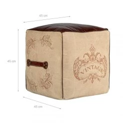 WOMO-DESIGN Pouf Carré Beige Marron Siège Cube Tabouret Design Louis... -Magasin Joss & Main womo design pouf carre beige marron siege cube tabouret design louisville 45 cm 9446289 24781689 1140x1140