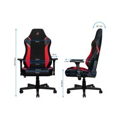 Nitro Concepts X1000 - Noir/Rouge -Magasin Joss & Main x1000 noirrouge 4